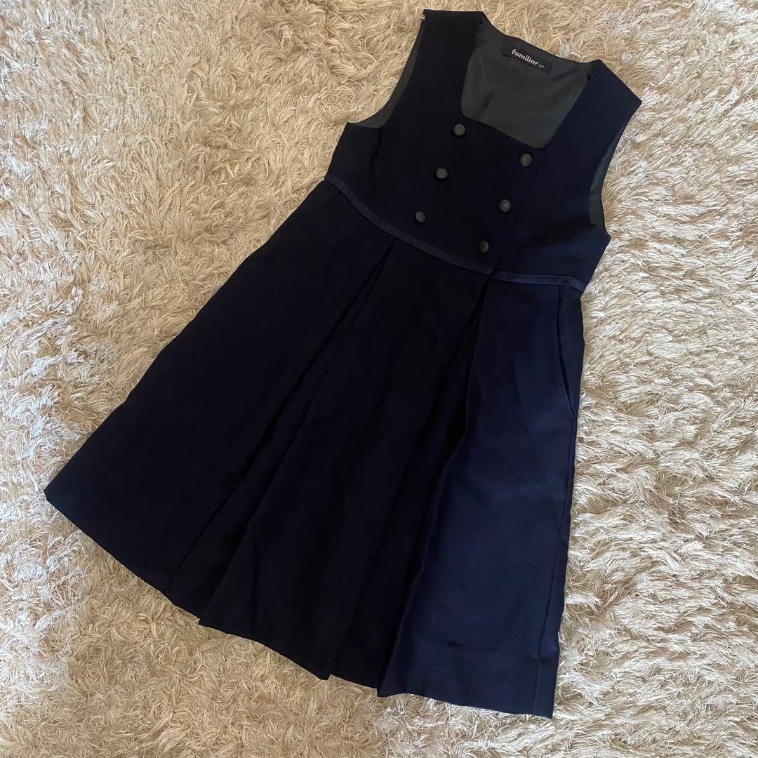 美品 familiar アンサンブル ファミリア ワンピース ジャケット お受験