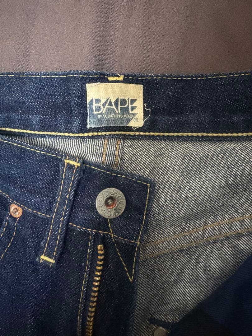 Abathing Ape デニムショートパンツ