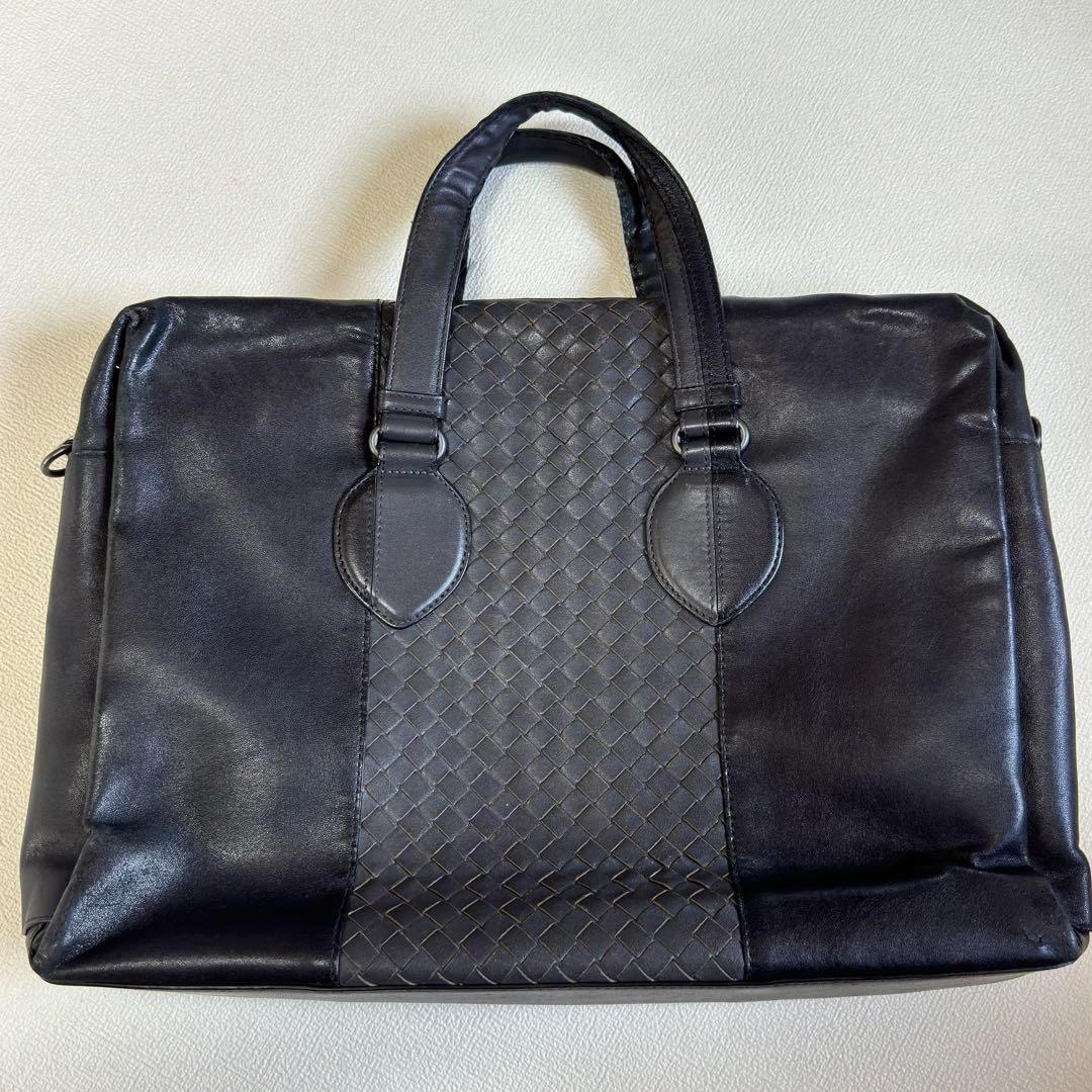 ボッテガヴェネタ ビジネスバッグ イントレ ブリーフケース A4収納 ブラック