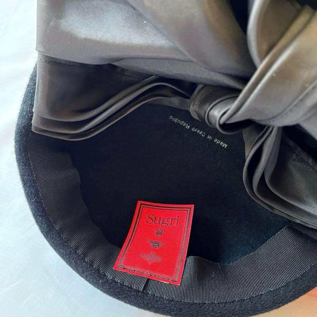 Sugri ミニベレー帽　ファーベロア