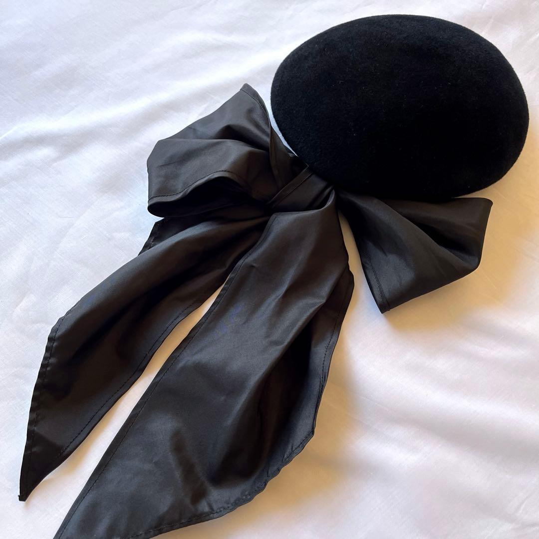 Sugri ミニベレー帽　ファーベロア