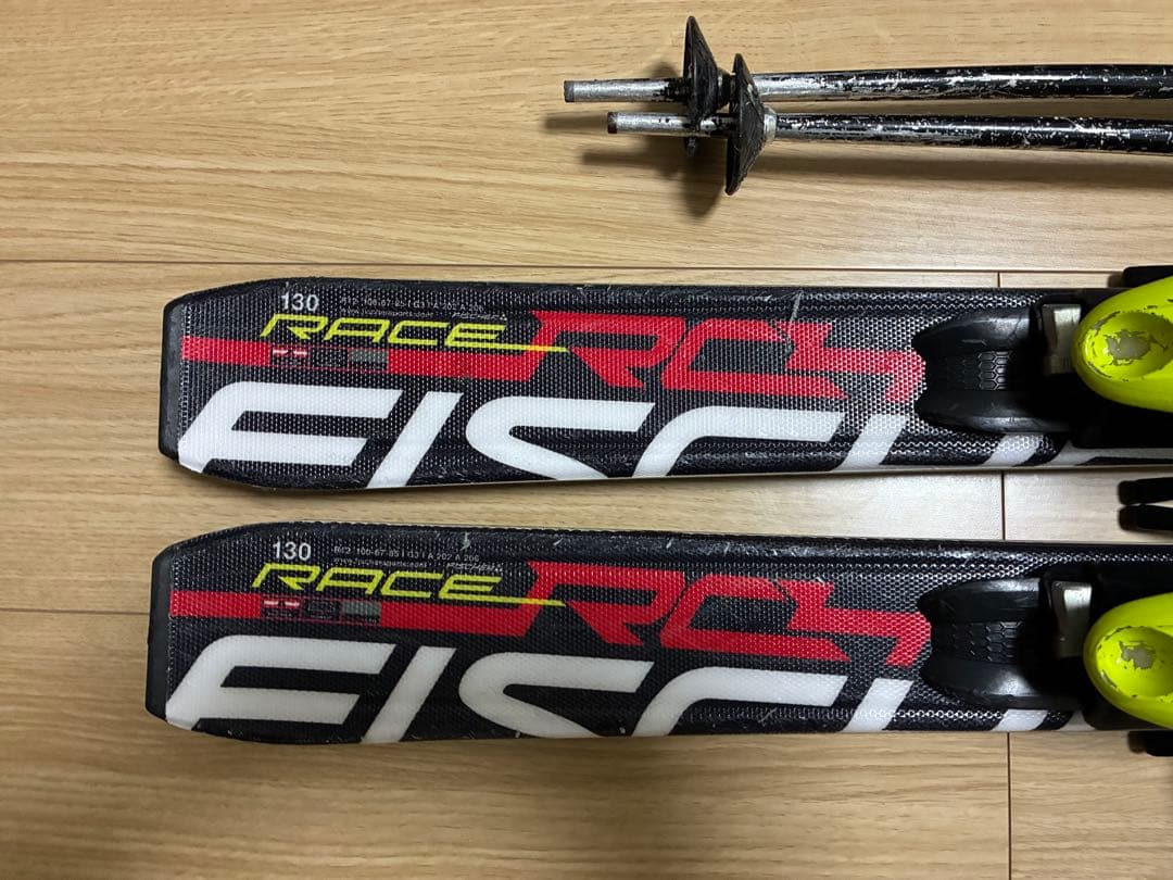 FISCHER NORDICA ジュニアスキー4点セット 男の子 キッズ 小学生
