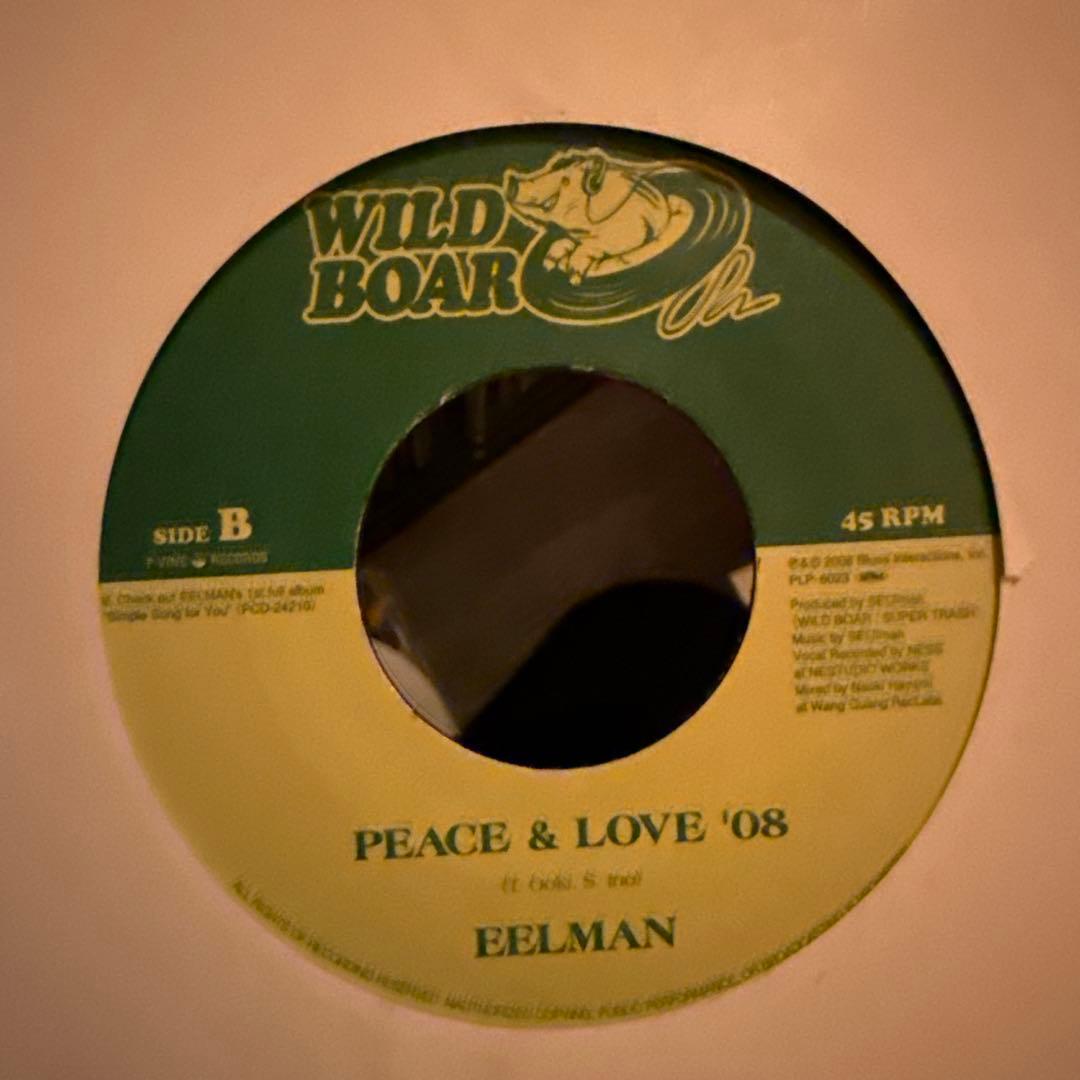 EELMAN SIMPLE / PEACE & LOVE '08 7インチ
