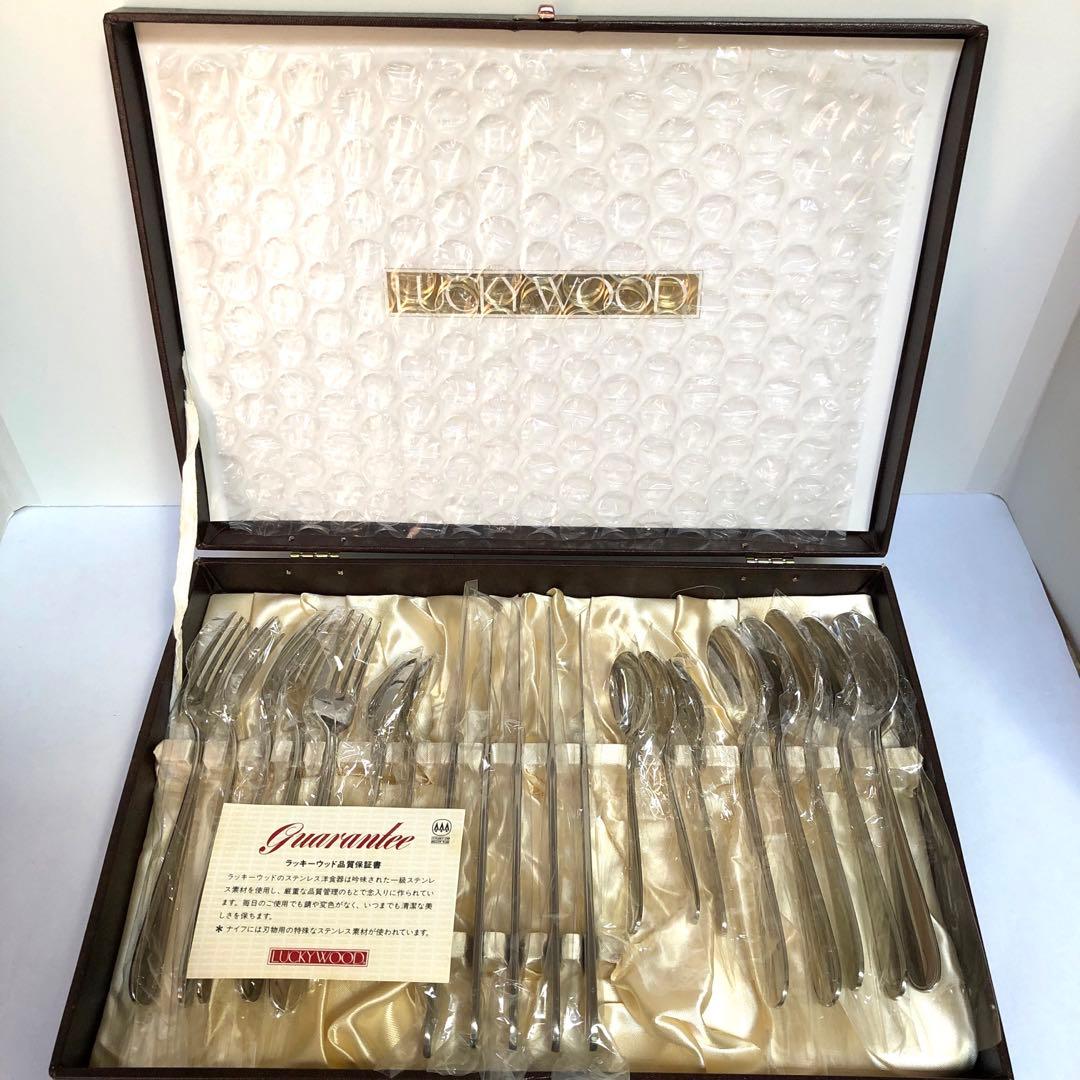 ラッキーウッド　35本　カトラリーセット