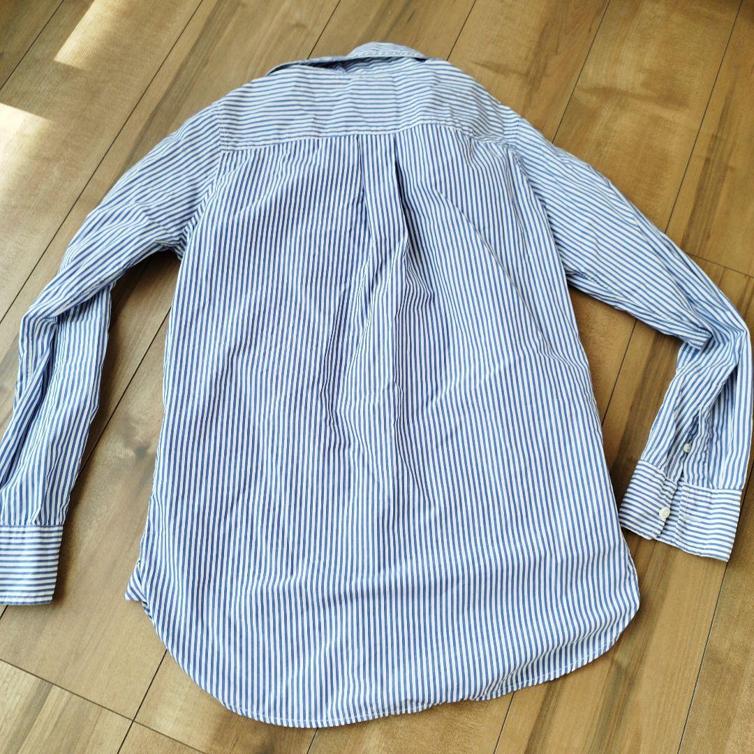 マディソンブルー　ストライプシャツ