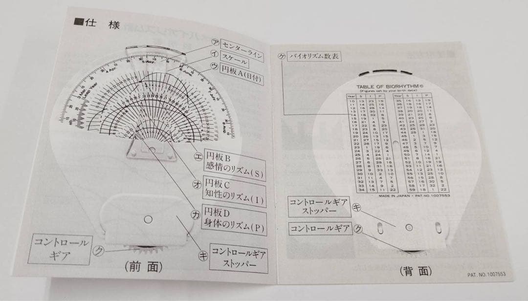 【限定残り1個！】政木式バイオリズム計　赤　　政木和三　占い　男女産み分け　健康