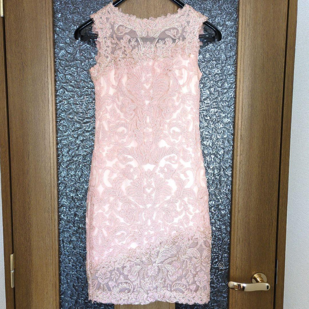 Tadashi Shoji 　花柄刺繍　レース　ドレスワンピース