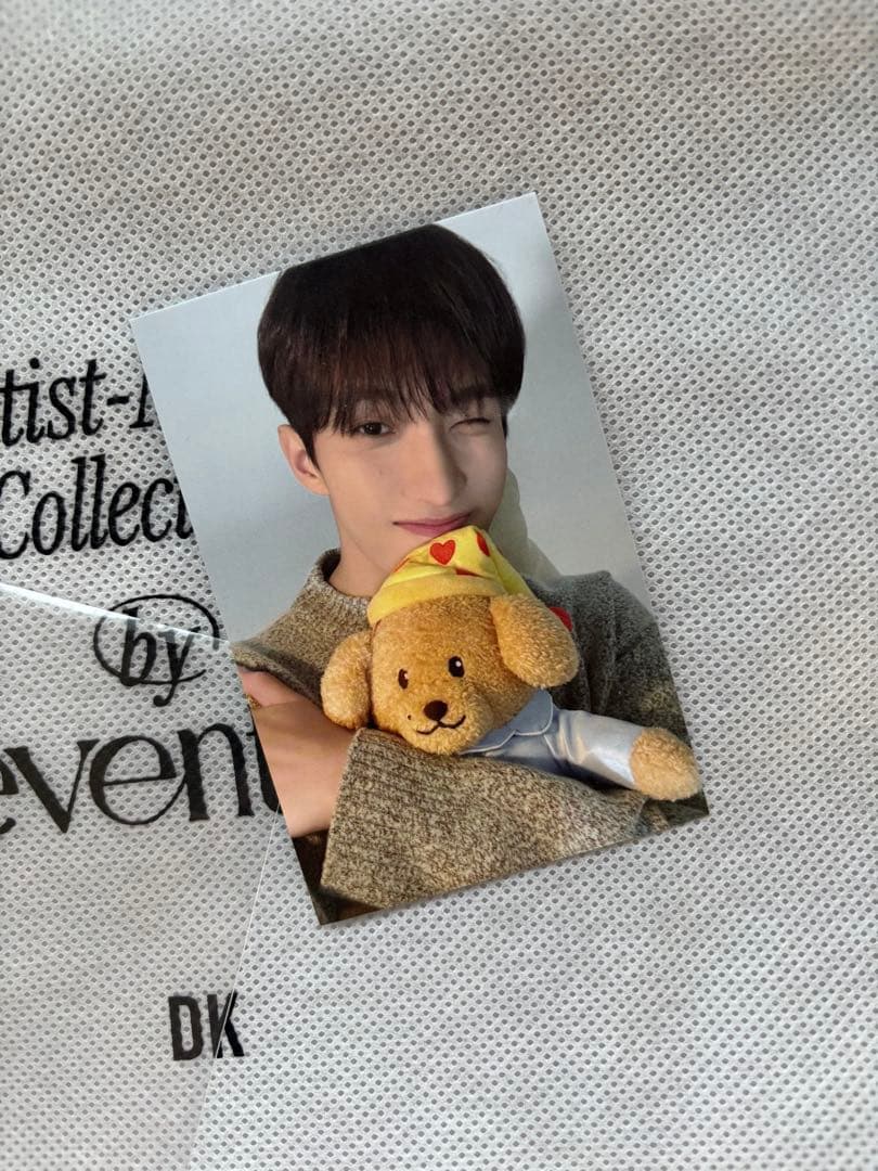 【あめちゃん】セブチ ドギョム アーティストメイド　ぬいぐるみ　トレカ