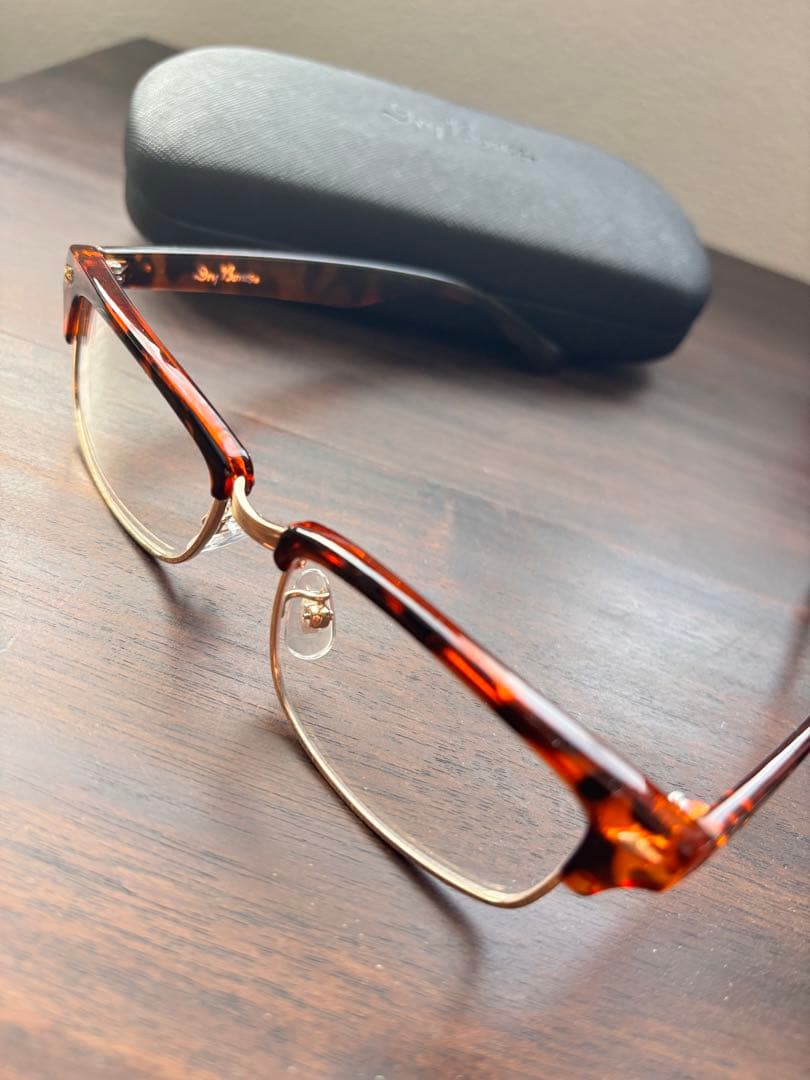 新品未使用！Dry Bonesドライボーンズ サングラス 茶縁メガネ 眼鏡