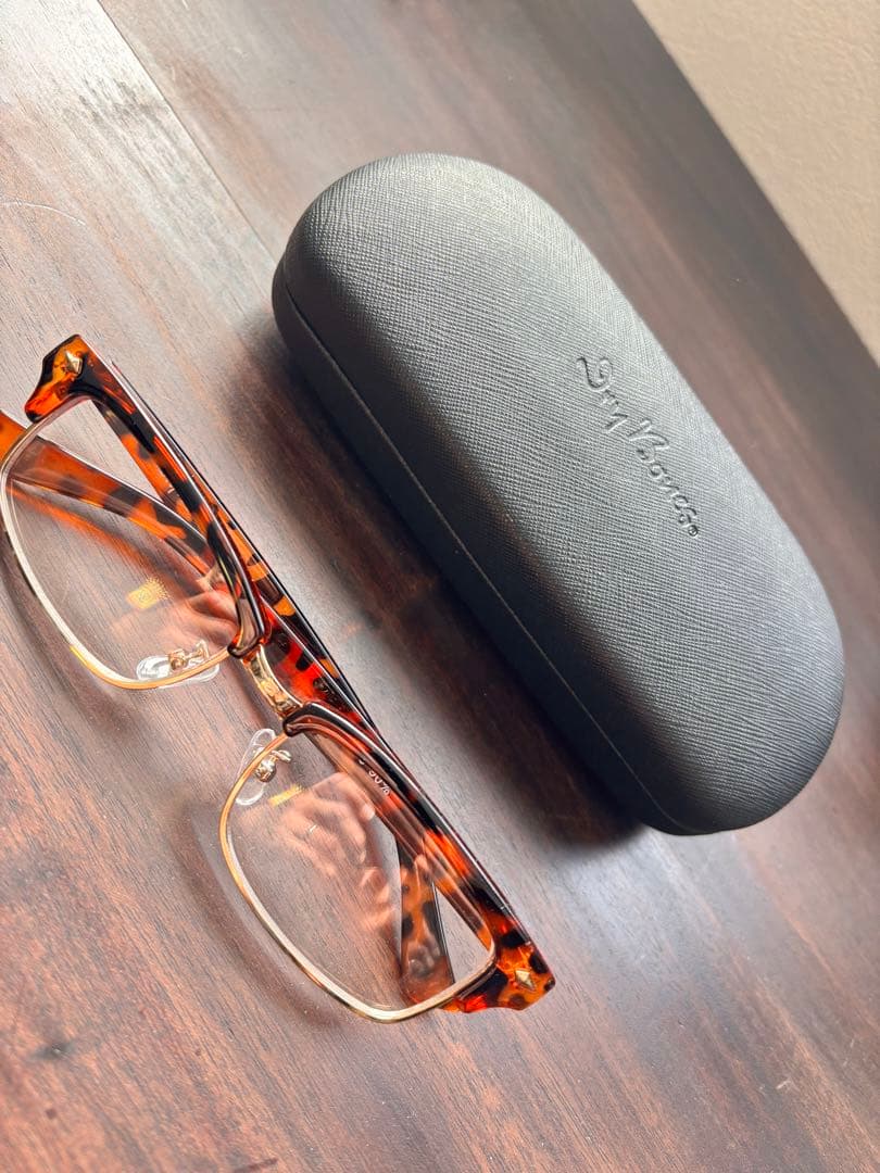 新品未使用！Dry Bonesドライボーンズ サングラス 茶縁メガネ 眼鏡