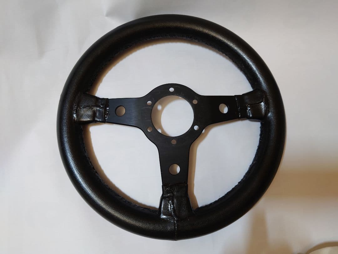 レザーステアリング　comusa 旧車　当時物！