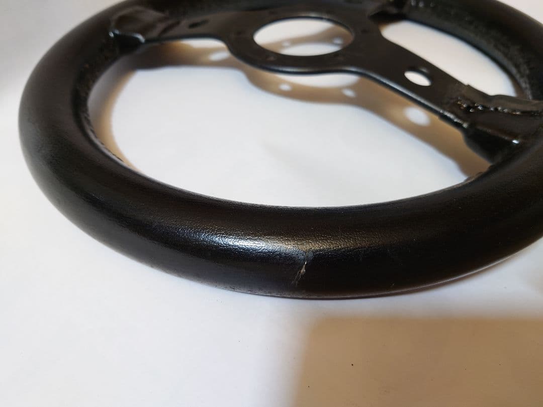 レザーステアリング　comusa 旧車　当時物！