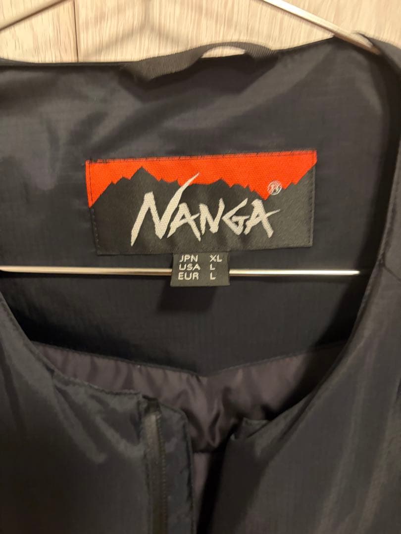 NANGA ブラック ダウンジャケット XL
