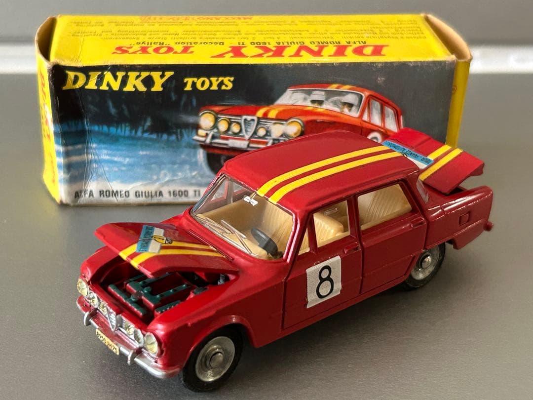 Dinky Toys ディンキー アルファロメオ ジュリア1600 当時物