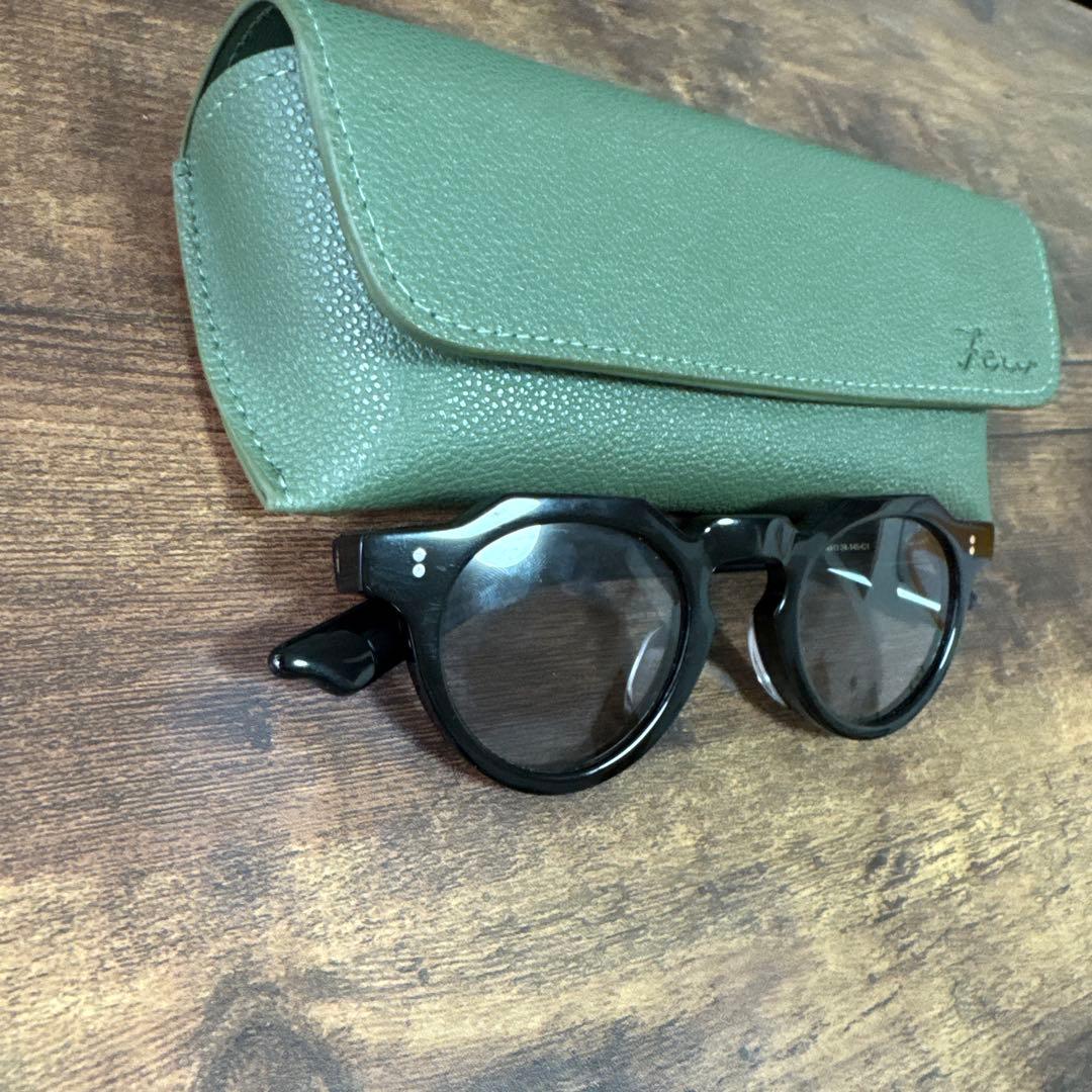 Few ブラック ラウンドサングラス　F5