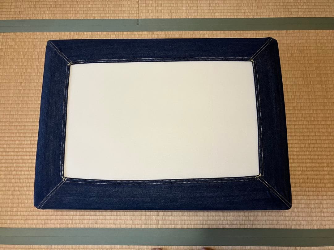 無印良品　オットマン　デニムカバー付き