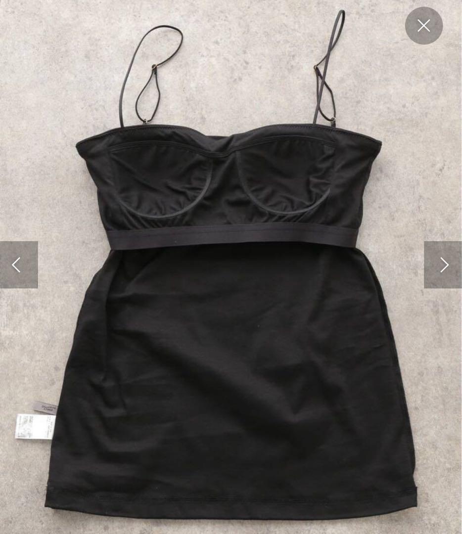 ドゥーズィエムクラス LALA VIE キャミソール 黒 M