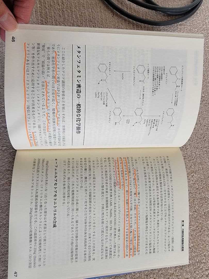 乱用薬物密造の化学