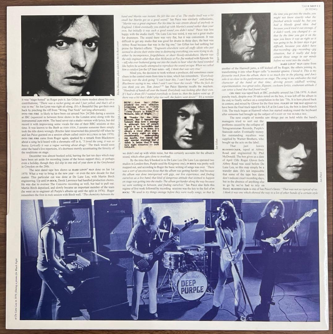 【2LP/UK盤】Deep Purple In Rock
