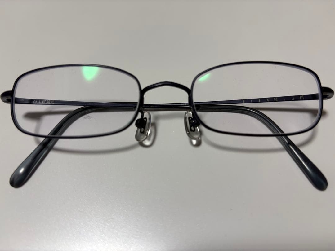 ブラックフレーム メガネ(度あり)