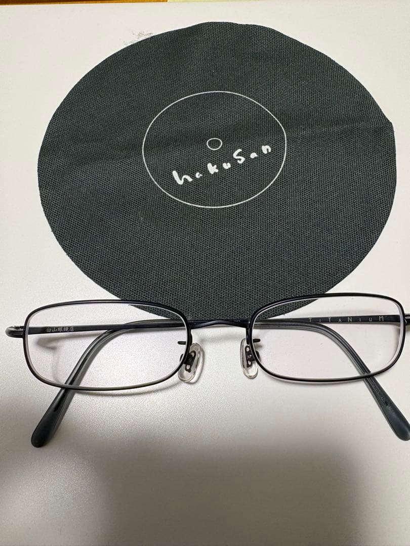 ブラックフレーム メガネ(度あり)