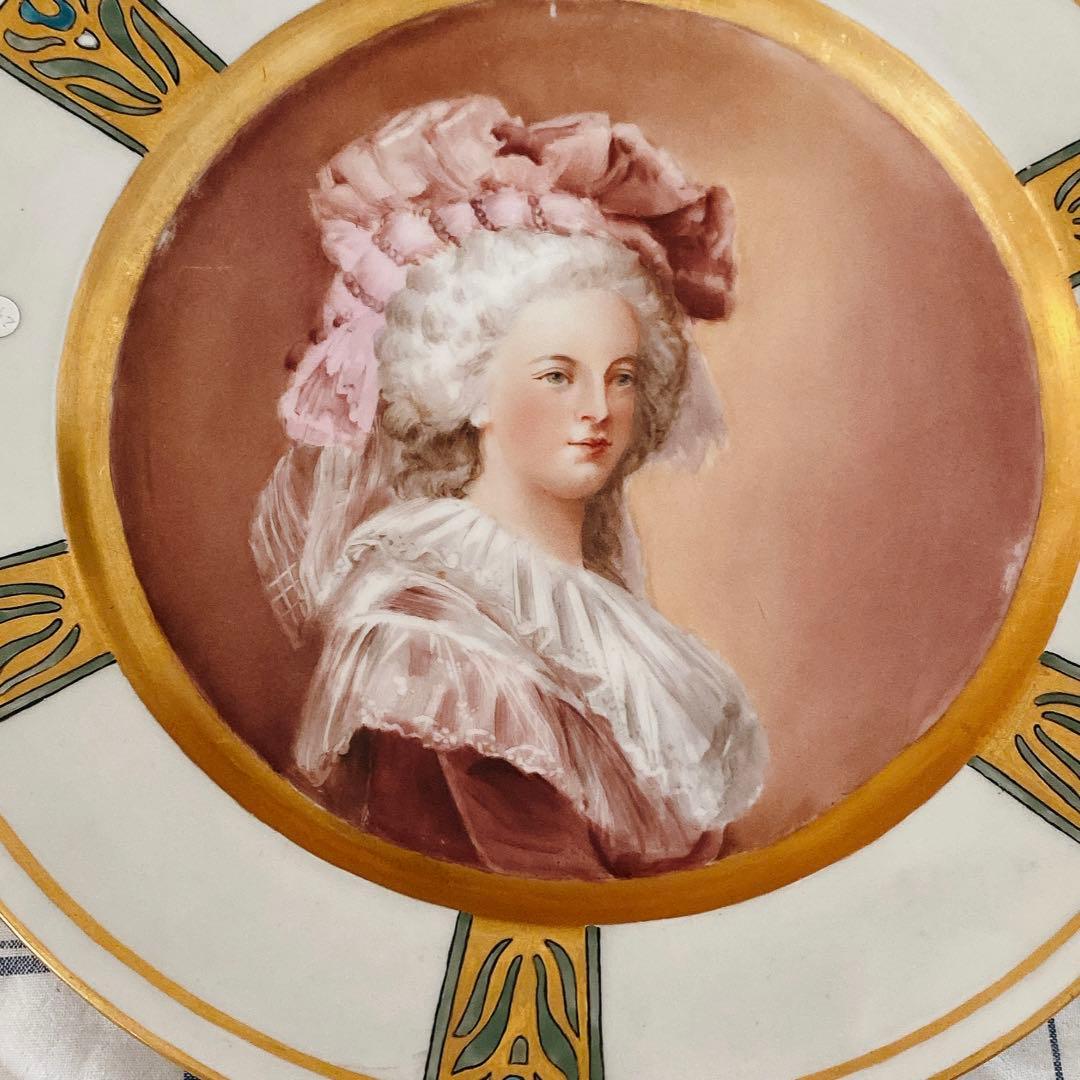 リモージュ　プレート　フランスアンティーク　　金彩　セーブル陶器