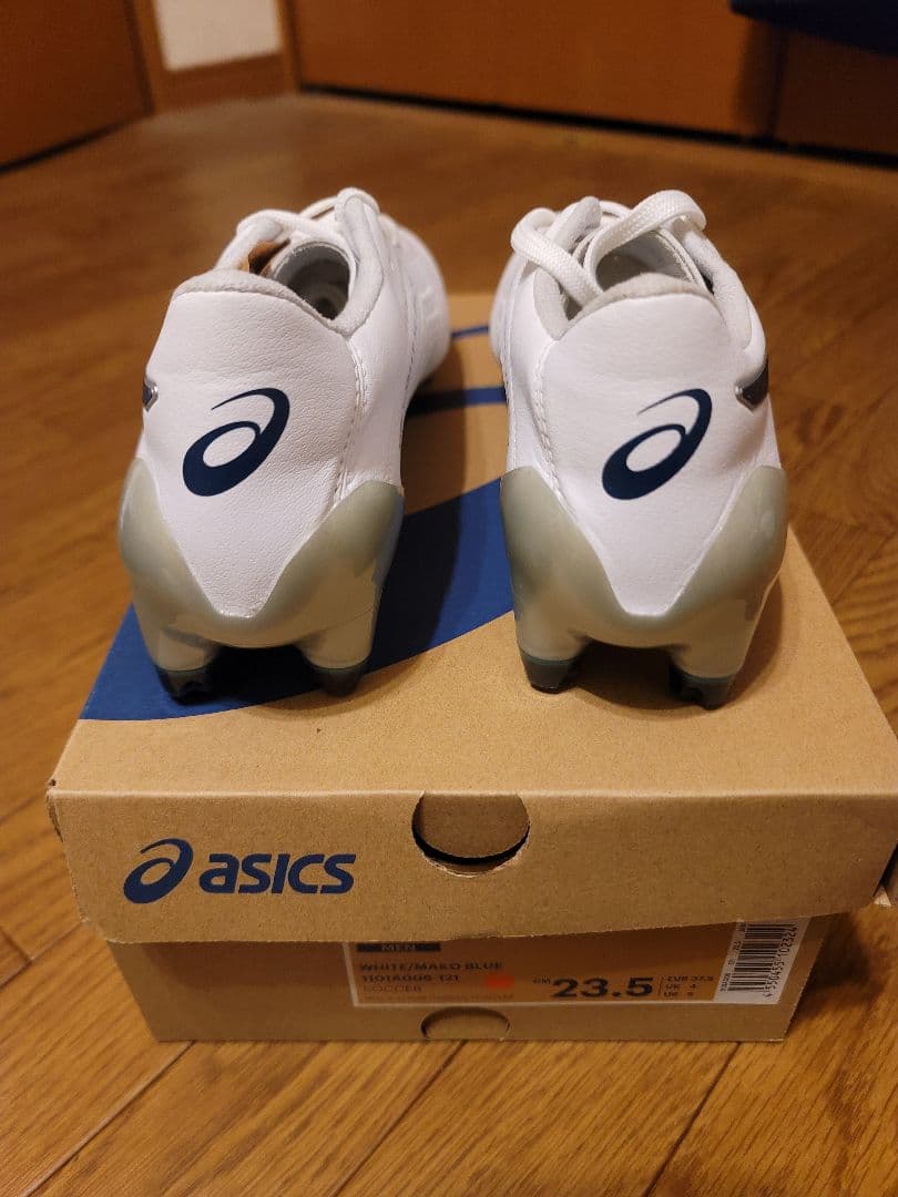 シューズ asics DS LIGHT X-FLY 4 WHITE/BLUE 23.5cm