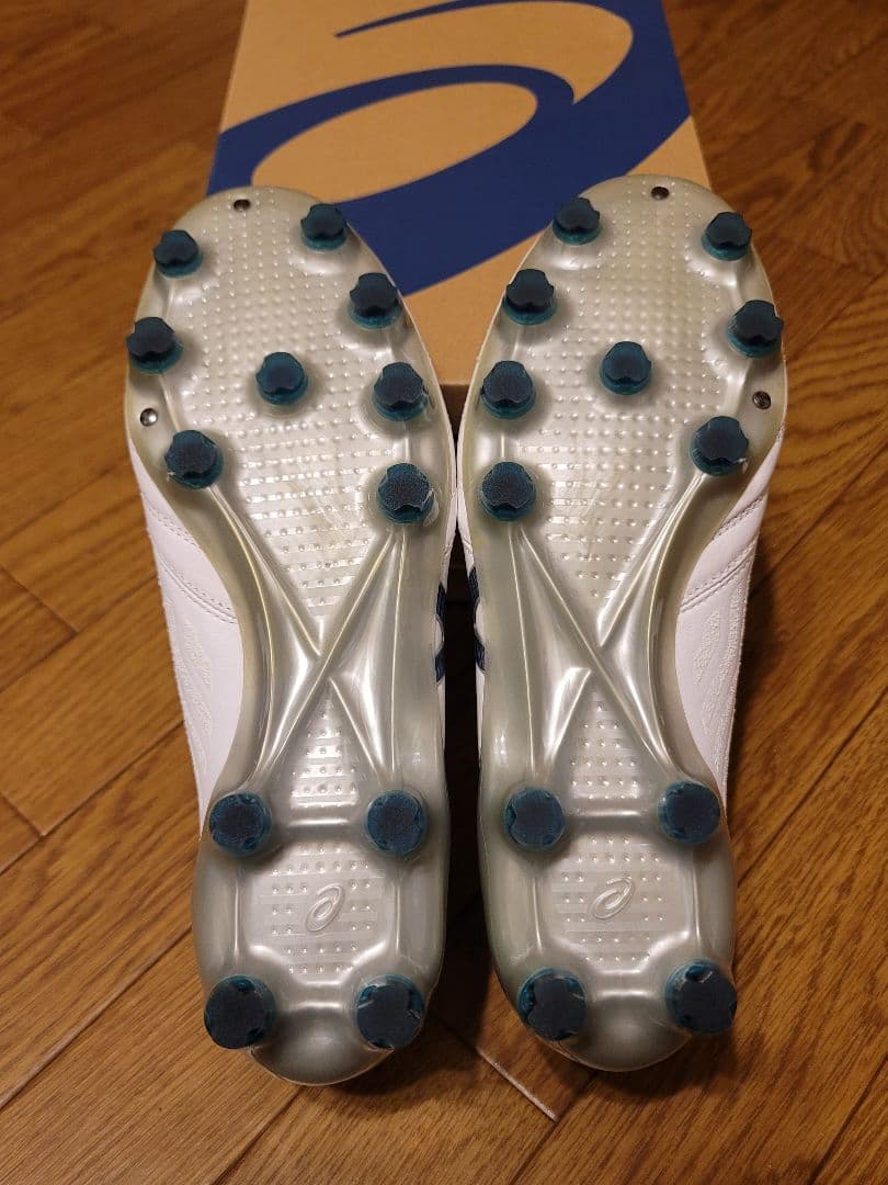 シューズ asics DS LIGHT X-FLY 4 WHITE/BLUE 23.5cm