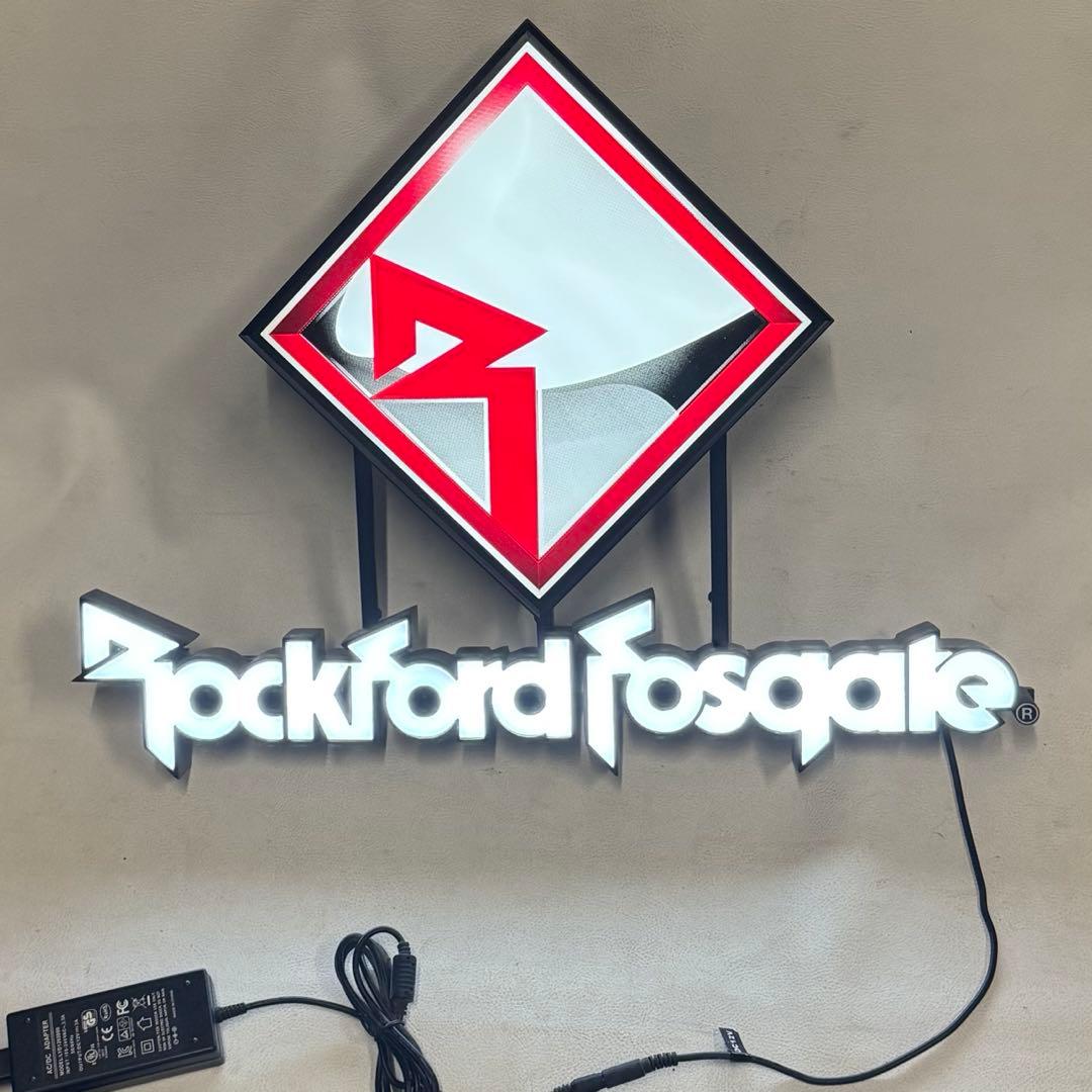 非売品 ロックフォード ネオンサイン 看板 LED