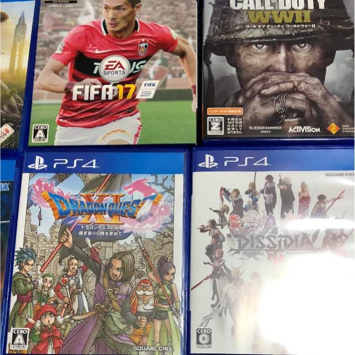 PS4カセットセット アサシン fifa ark ディシディア