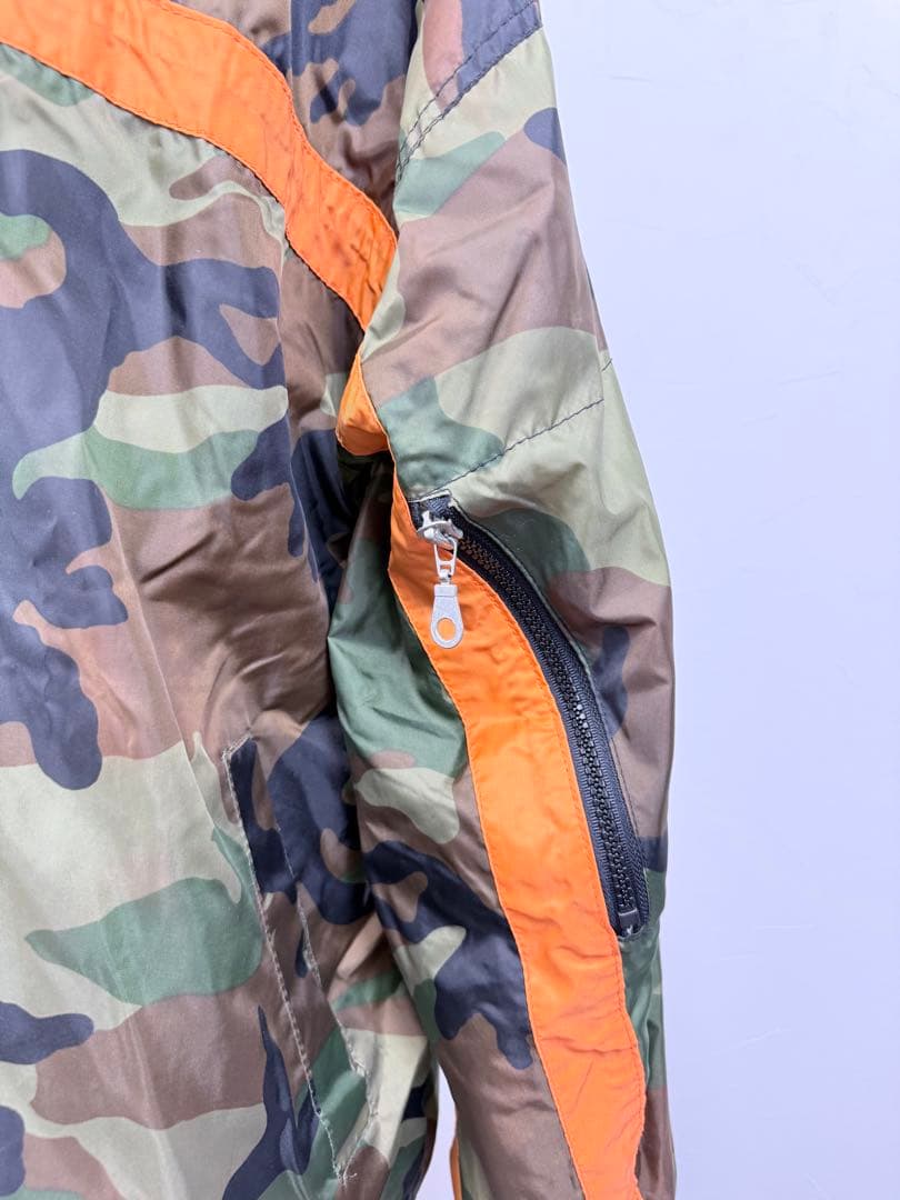 90s stussy オールドステューシー ナイロンジャケット カモ柄 L