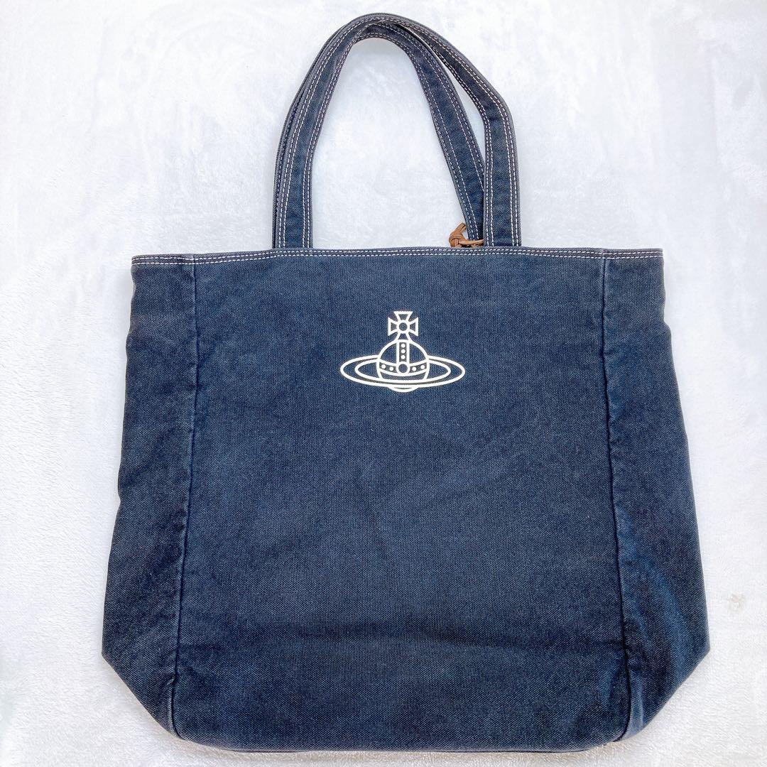 ✨激レア✨ヴィヴィアンウエストウッド トートバッグ キャンバス オーブ ロゴ