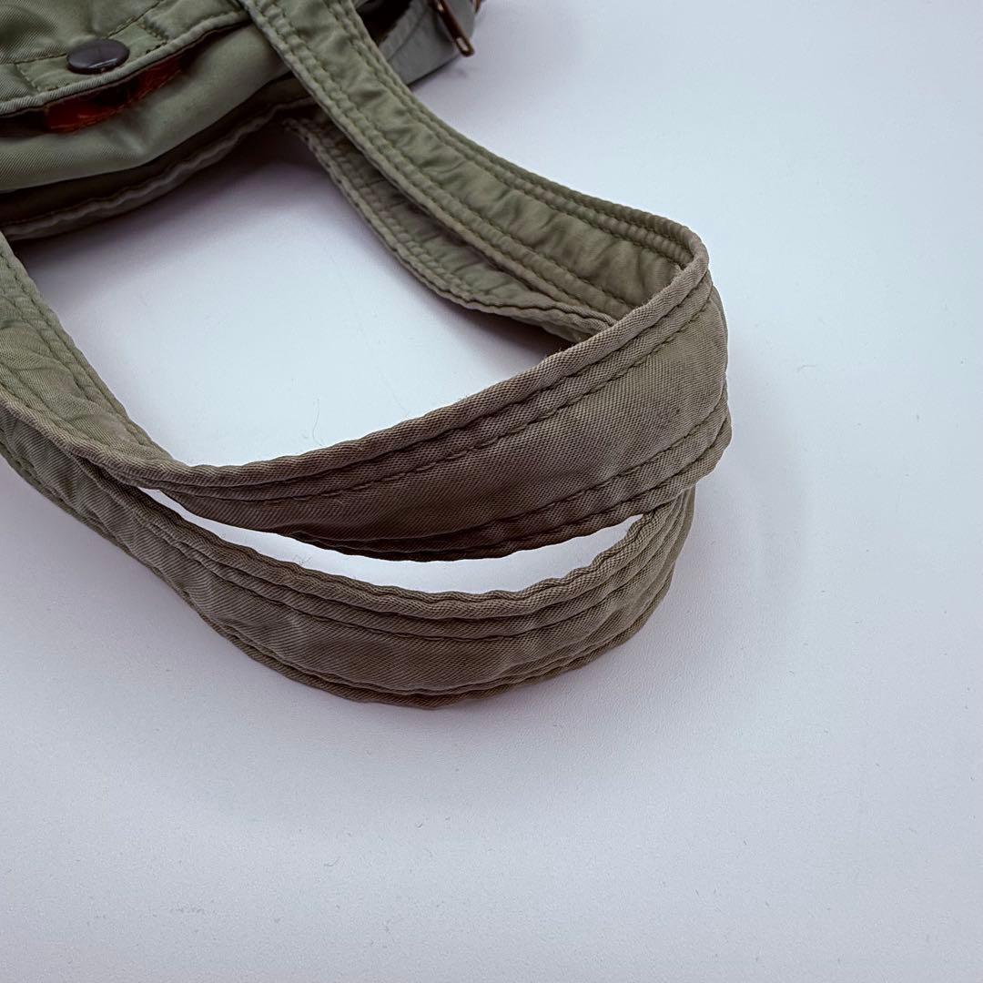 激レア廃盤　PORTER タンカー ハンドバッグ ミニボストン セージグリーン