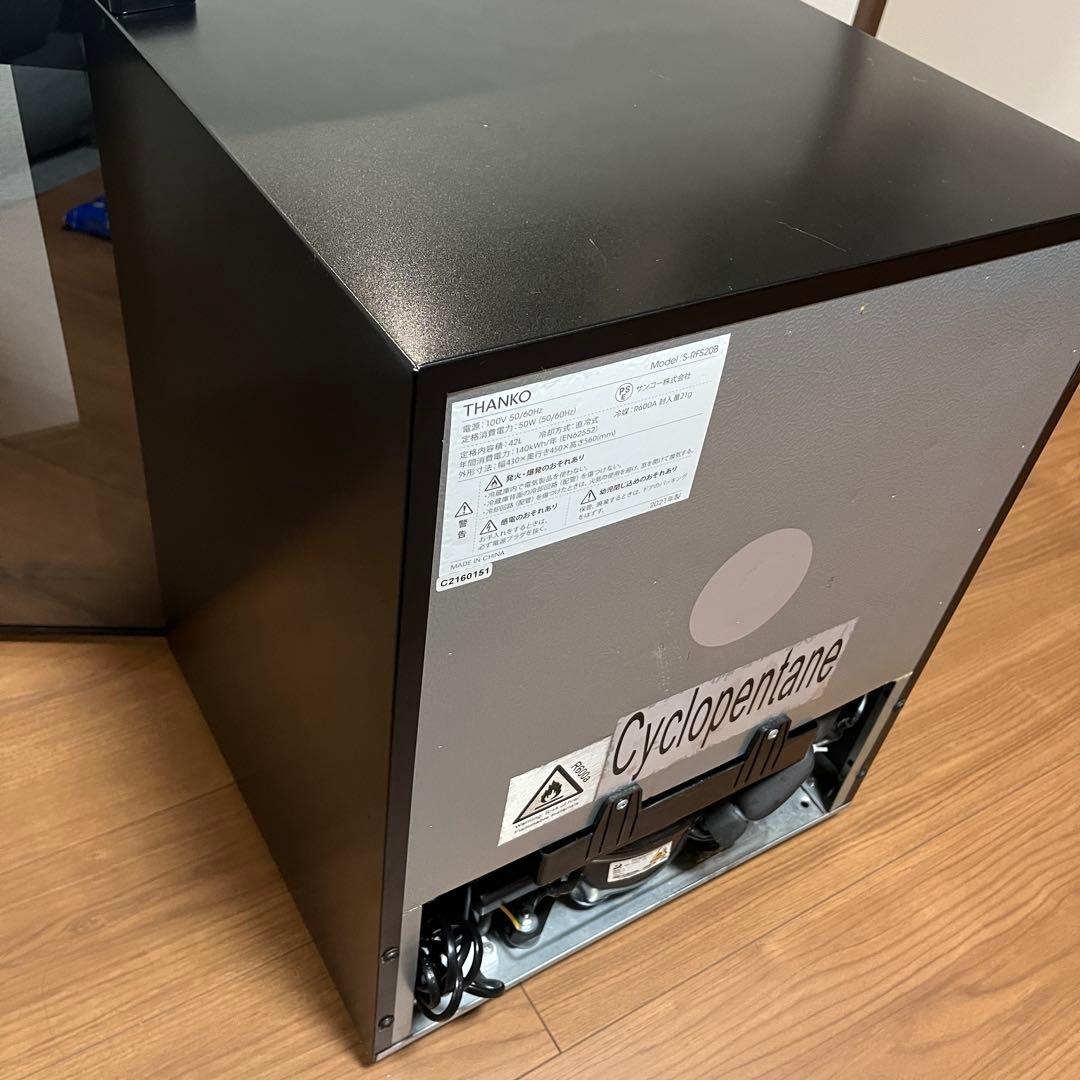 【極美品】2021年製 THANKO 日本酒 冷蔵庫 S-RFS20B 縦置き