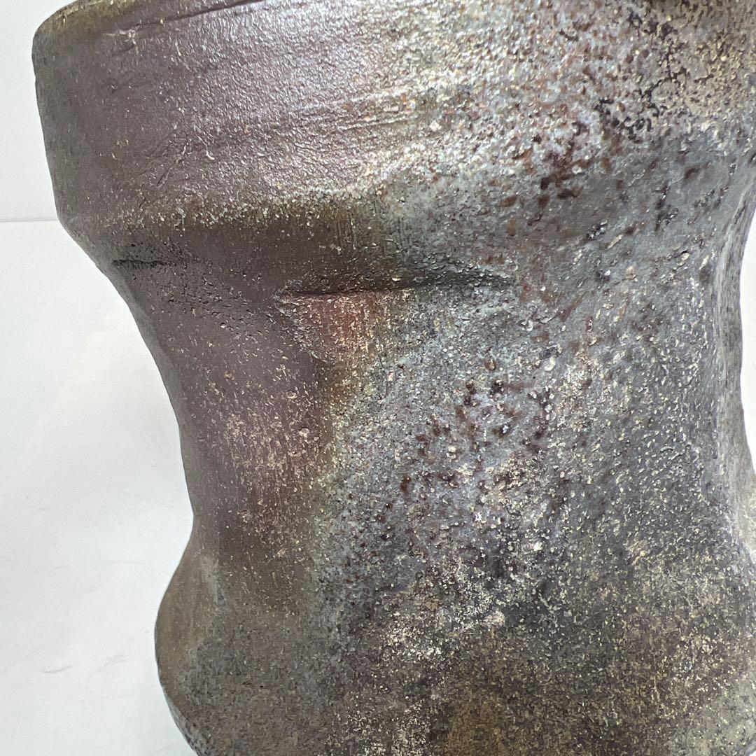 出来良　古備前水指　木箱付　高さ約18.5㎝　東Y7-1229☆2Fタニチ