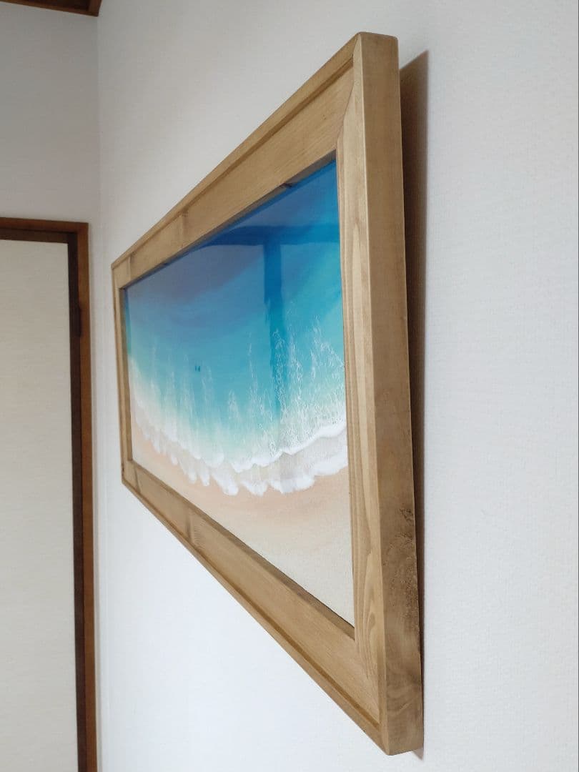 大掃除激安マン☆レジンアート(Miyako Blue・Frametype)