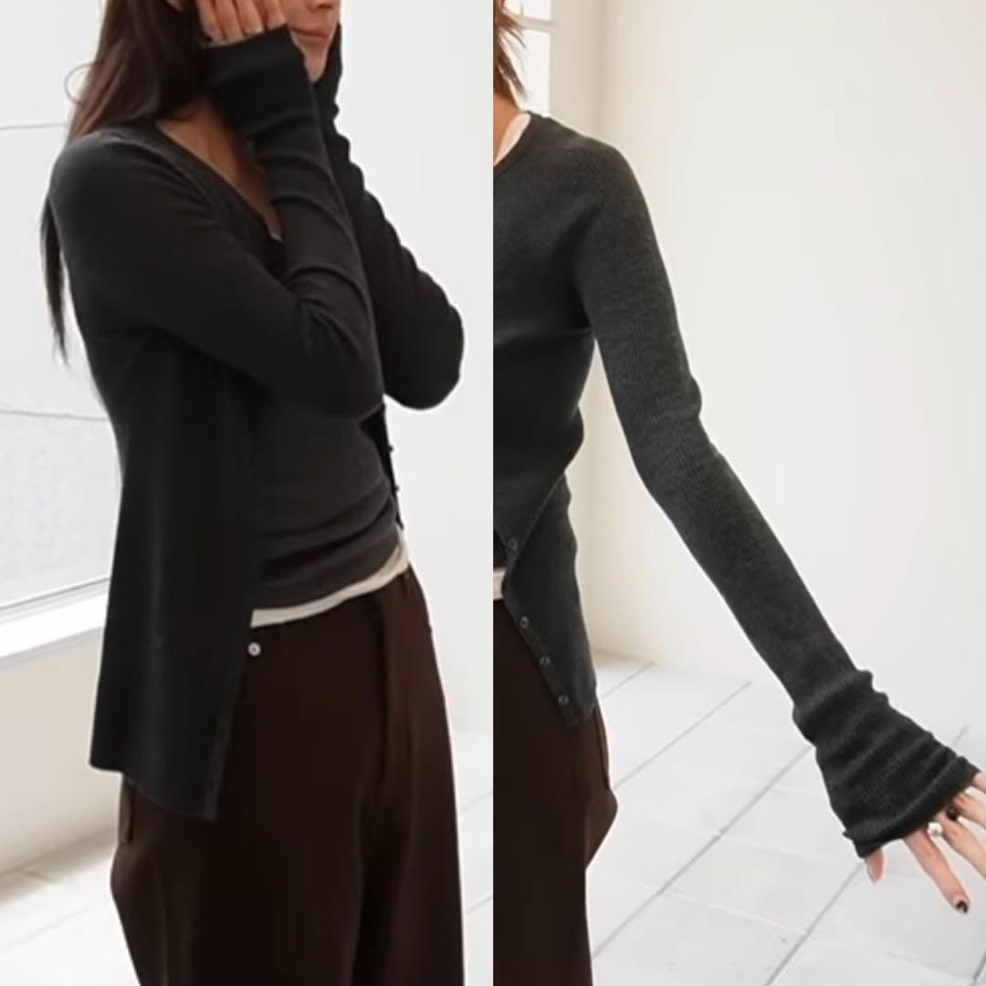 新品未使用◆TODAYFUL ◆Silkwool Knit Cardigan