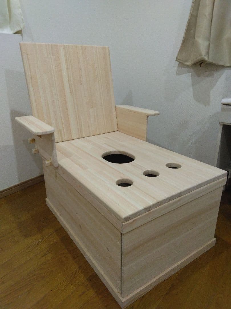 まるページ①　ワイド型よもぎ蒸し専用椅子　オーダーメイド 発送分担