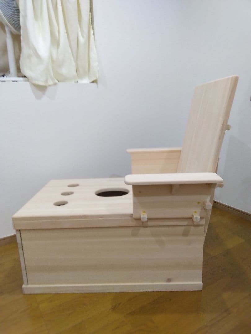 まるページ①　ワイド型よもぎ蒸し専用椅子　オーダーメイド 発送分担