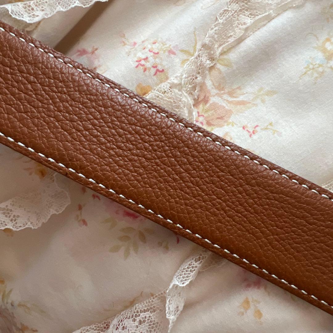 HERMES 黒レザーベルト H字型バックル♡ 70センチ