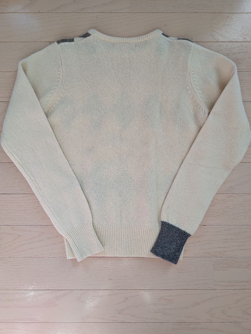 ビームスゴルフ アーガイル М 一度着用の美品ウール100%