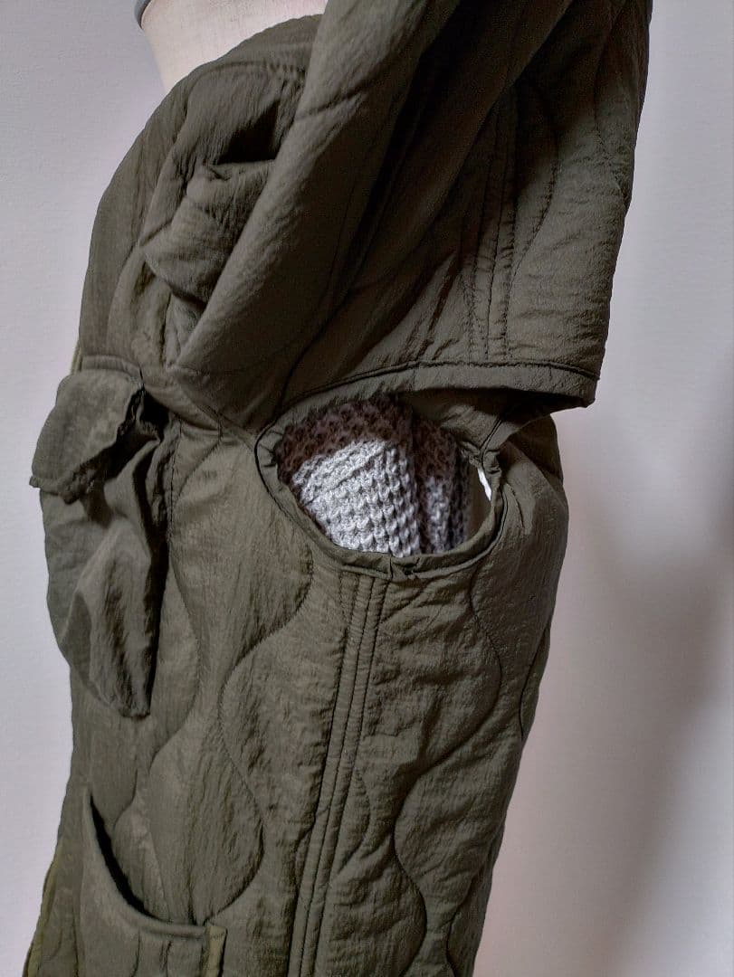 YSTRDY'S TMRRW キルティングミリタリージャケット