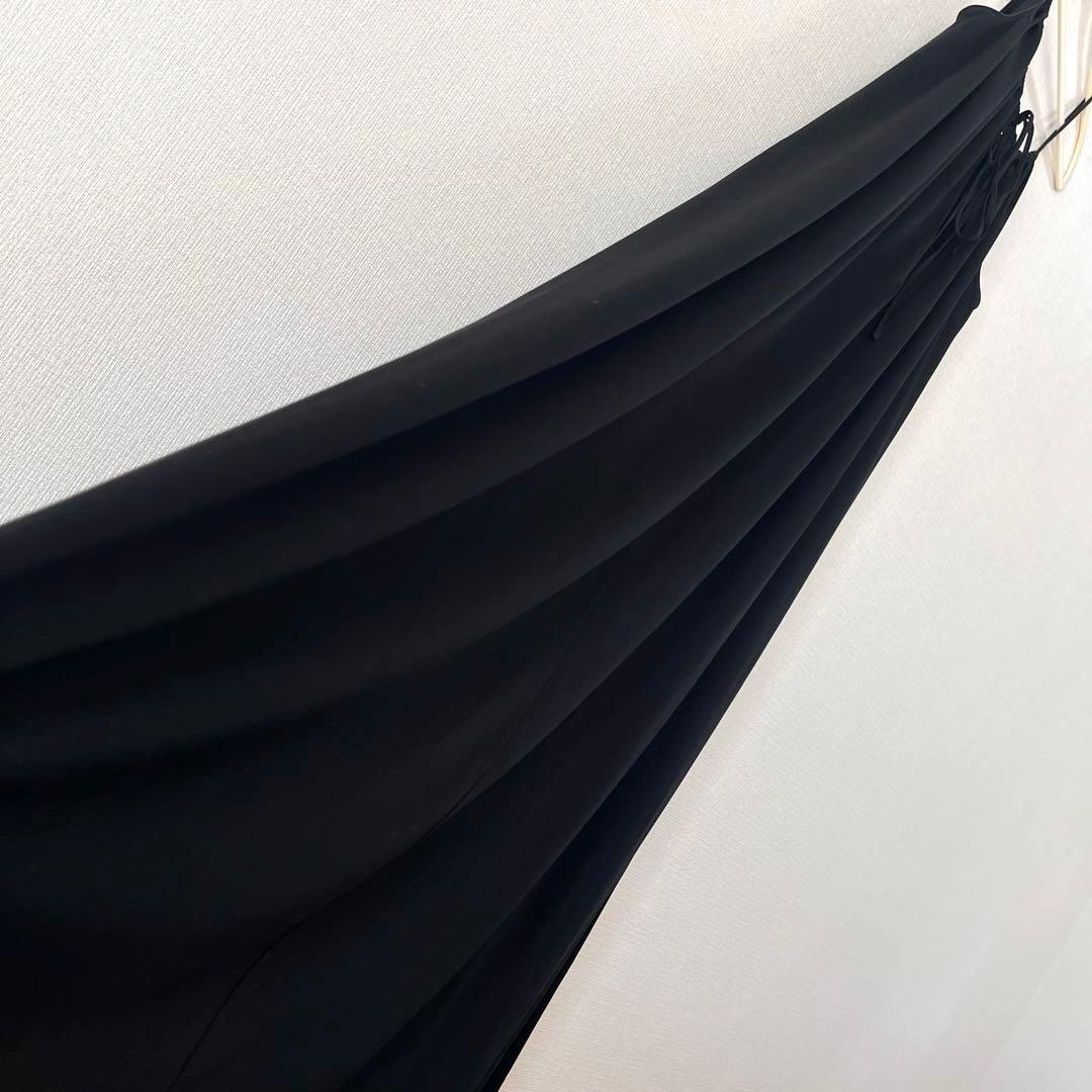 週末値下げ❣️CABaN【美品】キュプラジャージー ギャザーキャミワンピ S 黒♦︎