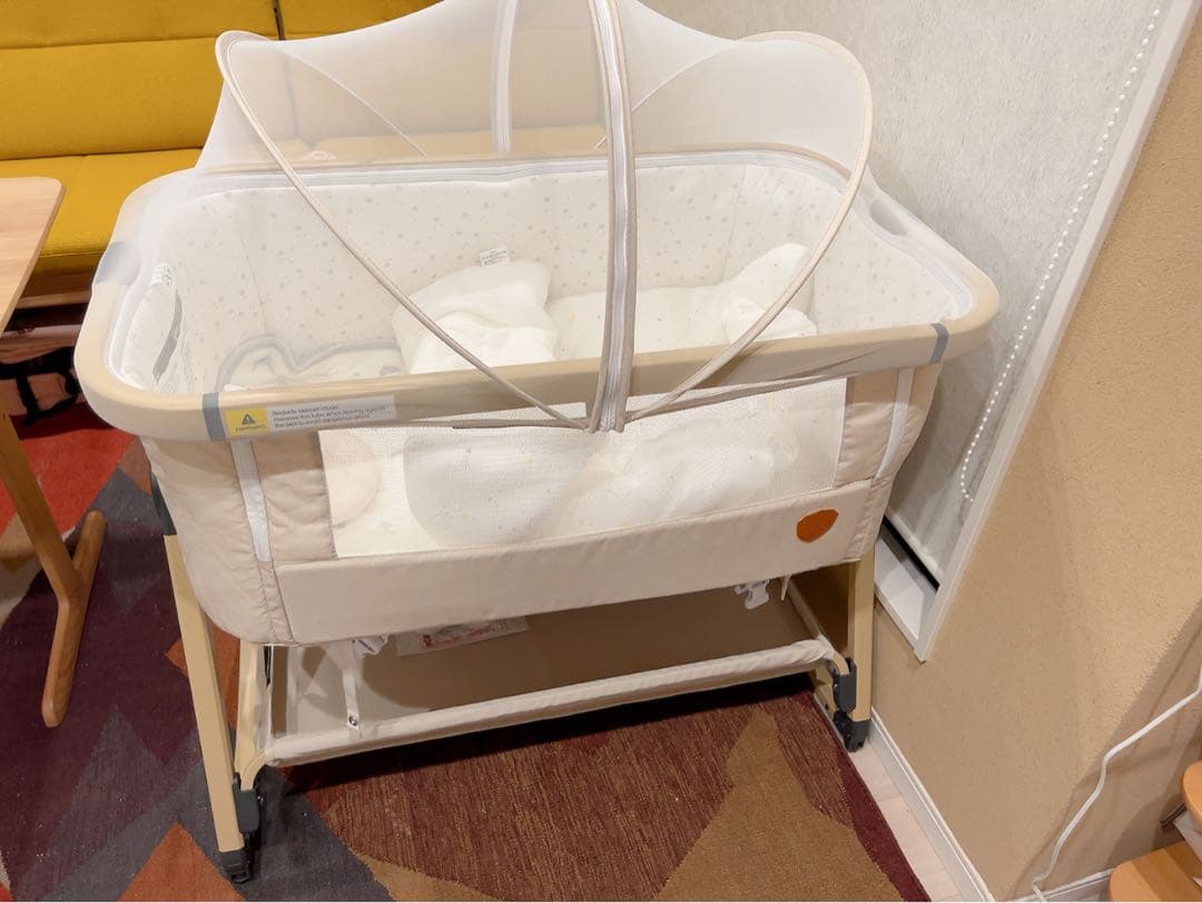 hzdmj ベビーベッド　2023年型　ベージュ