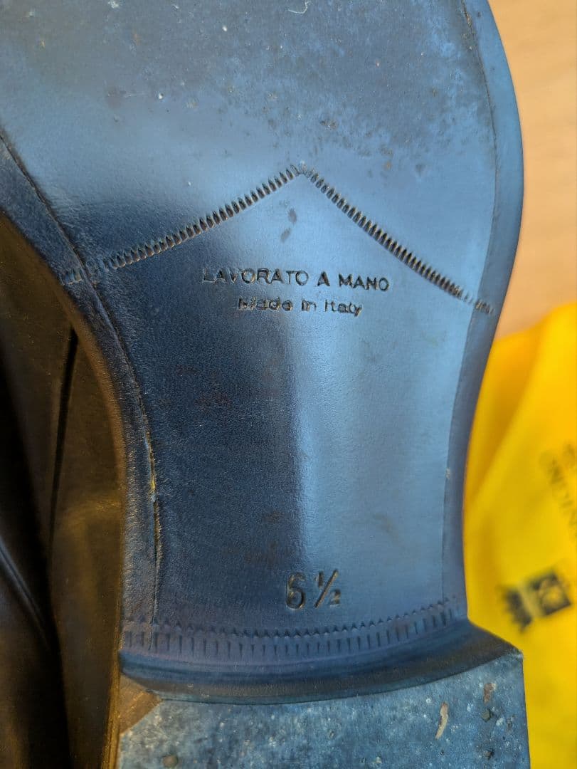 Francesco Benigno ブラックドレスシューズ