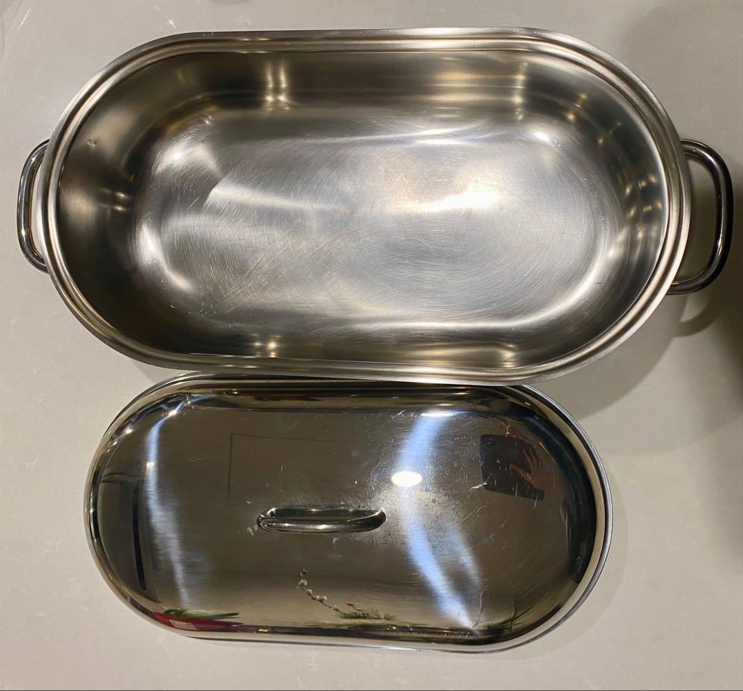 スイス製ステンレススチール 蒸し器 (茶碗蒸し８個一気に調理可！)