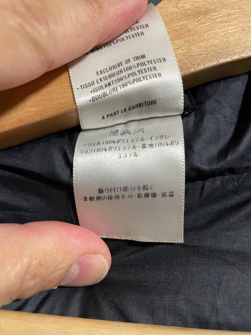 Patagonia ブラック ナイロンジャケット ダスパーカー