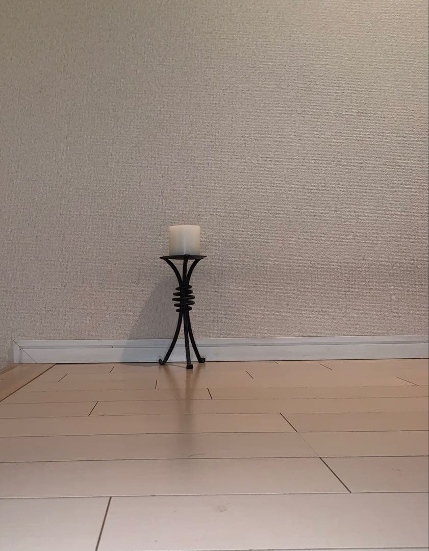 カメヤマローソク　金属製キャンドルスタンド3点セット