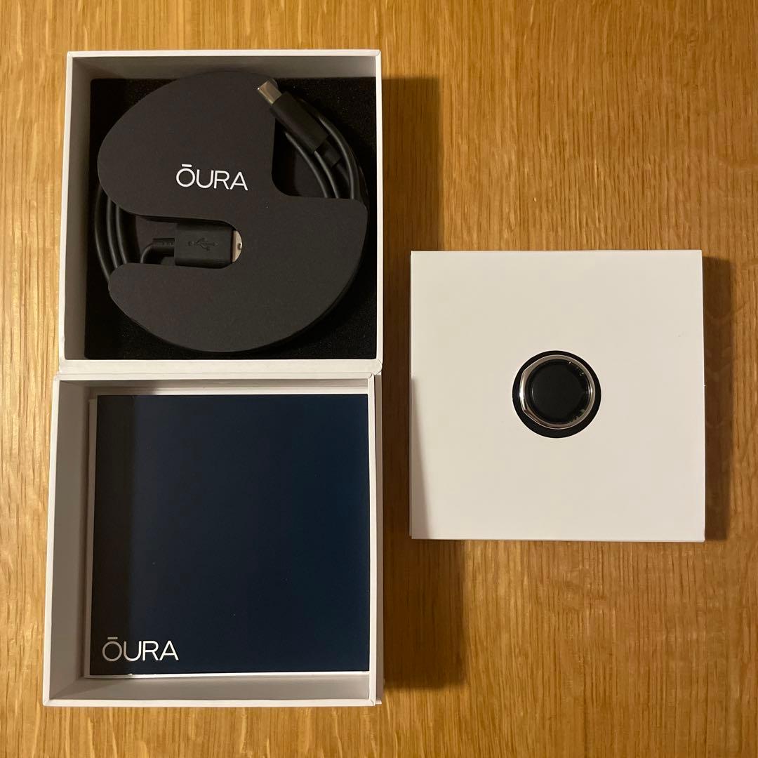 健康アクセサリー Oura Ring Gen3 heritage silver us10