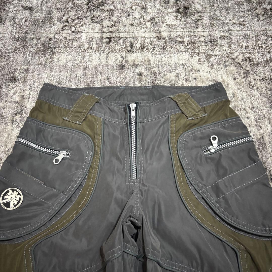 00s y2k shaman ハーフパンツ サイケ レイヴ サイバー fotus